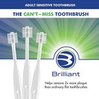 Brilliant Adult Sensitive Toothbrush   Extra Soft Bristles  Round Head  Gentle