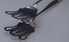 Gorham Silverplate Old French Pattern Solid Asparagus Tongs