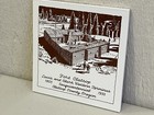 1955 Fort Clatsop County Tile Trivet Lewis   Clark Oregon Sesquicentennial 1805