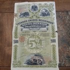 1899 Green Lady Estados Unidos Mexicanos 5  Bond W coupons 500 Pesos  Pass-co 