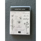 Stampin Up Honeybee Home Cling Stamp Set And Honeybee Blooms Dies Bundle