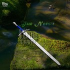 L0tr Fantasy Longsword  Hand Forged Rasp Carbon Steel Blade With Scabbard