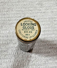 Lipstick Revlon Lip Gleamer Vintage Silver   Black Ornate Metal Tube W gold Base