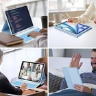  For Ipad Air 13 Inch  m2  2024   For Ipad Pro 12 9 Case With Keyboard  Blue