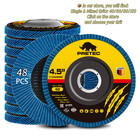 48 Pack Flap Discs 60 Grit 4 5  X 7 8  Grinding Sanding Wheels Disc Zirconia T27