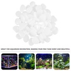  100 Pcs Luminous Stone Small Decorations Smooth Garden Pebbles River Stones