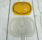 Art Deco Vanity Dresser Set Etched Mirror Jars Nail Buffer Art Y Zan Vintage