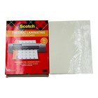 100 Pouches Scotch Letter Size Thermal Laminating Pouches 3 Mil 8 9  X 11 4 