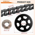 35 Chain Sprocket 65 Tooth 108 Links Drive Chain Kit For Razor Mx650 Mx500 Sx500
