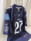 Reebok Cfl  Mens L Toronto Argonauts Ricky Williams  27 Screen Jersey  Shirt