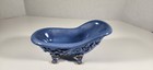 Vintage Scioto Hand Painted Bathtub Claw Foot Porcelain Soap Trinket 