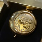 Vintage Estee Lauder Zodiac Sign Gold Compact Pressed Powder Pisces New In Box