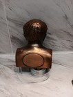Vintage Thomas Edison Bust Coin Bank  Bank No Key Shiny Bronze made In Usa