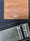 Levi   s 501 150th Anniversary Raw Indigo Denim  33x34