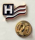 American Waving Flag Patriotic Colorful Soft Enamel Lapel Pin