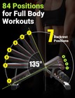 Adjustable Weight Dumbbell Bench Incline Decline Foldable Body Workout Exercise