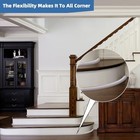 Flexible Quarter Round Molding Bendable Molding Trim peel And 118inch White