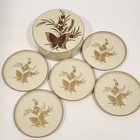 Vintage Otagiri Japan Cho Cho Butterfly Coasters Set Of 5 Enamelware Box