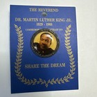 Beautiful Vintage Commemorative Martin Luther King Pin  Alberta Mint