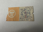 Rod Stewart Concert Ticket Stub Anaheim Stadium  - Aug 30  1975 