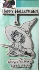 New Penny Black Rubber Stamp Set Halloween Little Witchy Witch   Free Usa Ship