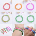 Rubber Band Bracelet Kit For Kids Refill Loom Set Modern Style Making Kit