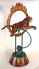 Ring Of Fire Circus Tiger Hoop Balancing  Rocker Tiger Vintage Toy Reproduction