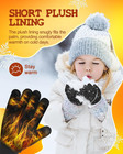 Kid Gloves Kids Touchscreen Gloves - Winter Warm Cold Weather Touch Screen Runni