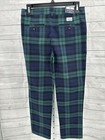 Vineyard Vines Boys Holiday Plaid Breaker Pants Blue Green Size 18  4-aa9 