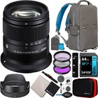 Sigma 18-50mm F2 8 Dc Dn Contemporary Aps-c Zoom Lens For Canon Rf-mount Bundle