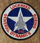 2 Vintage F-22 Lockheed Boeing General Dynamics  3 5    Iron On Patch Jet Plane
