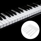 White Piano Keytops 1 Octave For Repair  7 Key Tops Per Set   2  Long Head