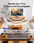5 1 Virtual Surround Sound Bar  320w Home Theater Surround System With Adjust   