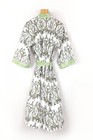 100  Cotton Hand Block Print Long Kimono Dress 100  Tarrif Free   0  Charge Km-1 
