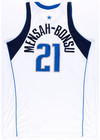 Pops Mensah-bonsu 2006-07 Game Worn Dallas Mavericks Jersey - Meigray- Nba Debut