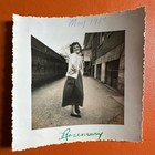 Original Vintage Photo Cheeky Smoking Cigarette Woman Named Rosemary Sherwood