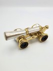 Beautiful Antique French Mother Of Pearl   Brass Opera Glasses - Circa 1900