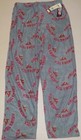 Virginia Tech Hokies Mens Sleep Lounge Pajamas Fleece Pants  L Xl  Nwt Gray
