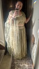 Green  Yellow  Purple Saree Dresses W  Cancan