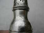 C1707 Rare Queen Anne Silver Castor By Ambrose Stevenson 72g Nice Crest