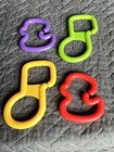 Baby Einstein Activity Jumper Replacement Link Loops  4  For Hanging Toys Duck