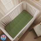 Salt Earth 100  Organic Cotton Muslin Standard Fitted Crib Sheet  52 x28   2 