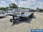 2026 Hawketrailers 82x20 Tandem Axle 15k Hydraulic Tilt Steel Deck Trailer New