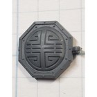 Old World Cathay Bits Jade Lancers Engraved Shield  29