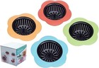 4pcs Kitchen Sink Strainer Sink Drain Large Wide Rim Debris Remover Easy Clean