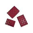 Christmas Holiday Gift Boxes Gourmet Gift Basket Set Of 3 High Quality 