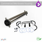  1-12 Pack  4040 Membrane Housing Reverse Osmosis 304 Stainless Steel 4 x40 