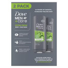Dove Men care Extra Fresh Micro Moisture Cooling Body Wash - 18 Fl Oz 2pk