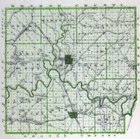 1876 Indiana Map Lawrence County Bedford Mitchell Heltonville Fort Ritner In