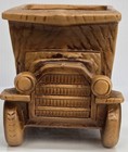 Vintage Napco Ceramic Antique Car Planter Sri Lanka Brown Jalopy 6 Inch